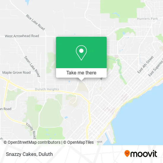Mapa de Snazzy Cakes