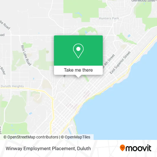 Winway Employment Placement map