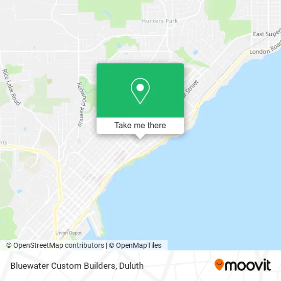 Bluewater Custom Builders map