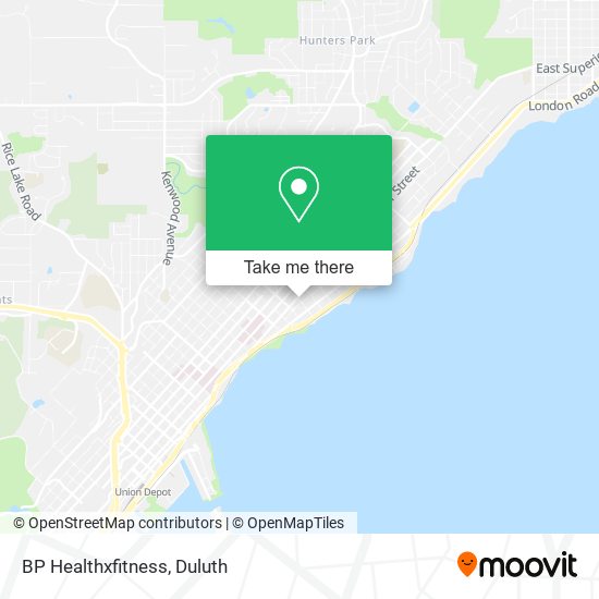 BP Healthxfitness map