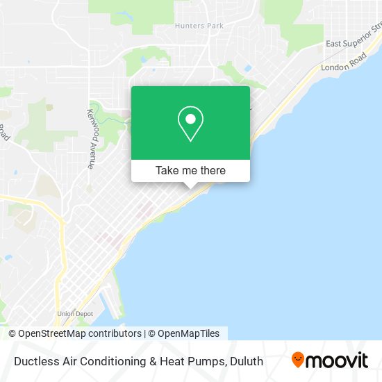 Ductless Air Conditioning & Heat Pumps map