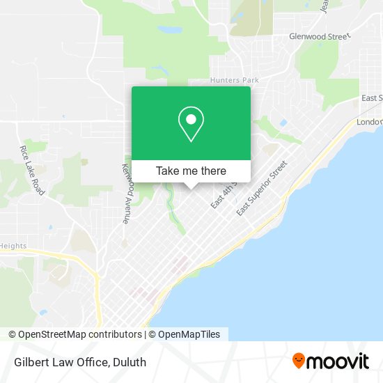 Gilbert Law Office map