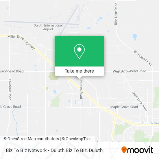 Biz To Biz Network - Duluth Biz To Biz map