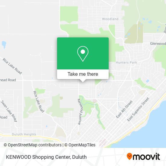 KENWOOD Shopping Center map