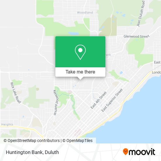 Huntington Bank map