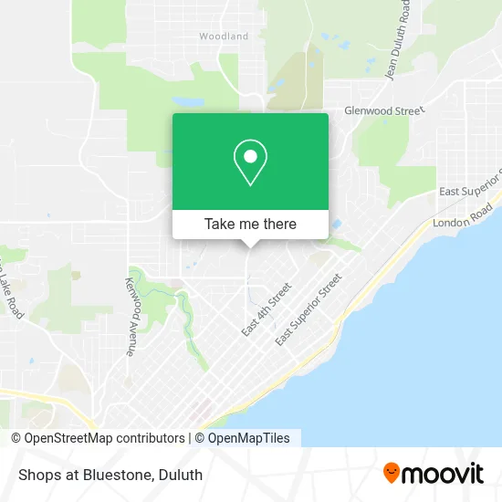 Shops at Bluestone map