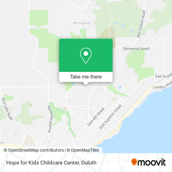 Mapa de Hope for Kids Childcare Center