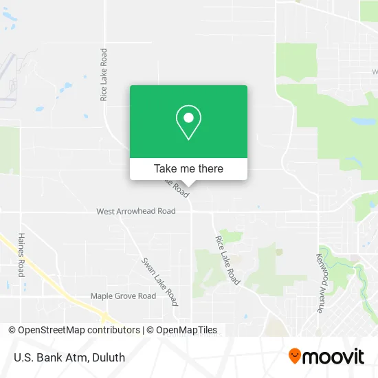 U.S. Bank Atm map
