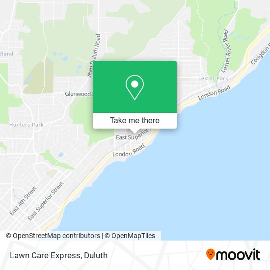 Lawn Care Express map