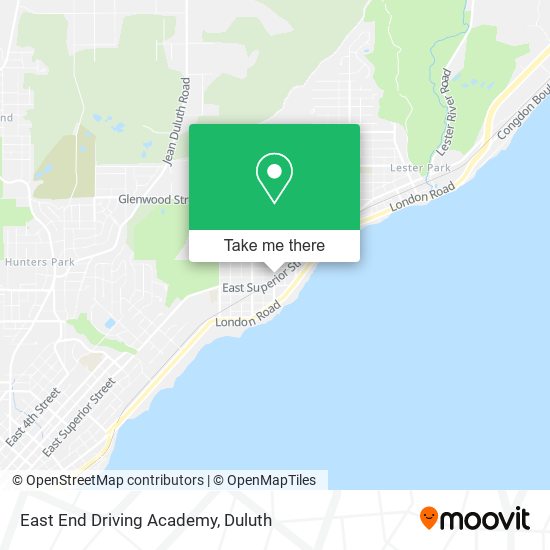 Mapa de East End Driving Academy