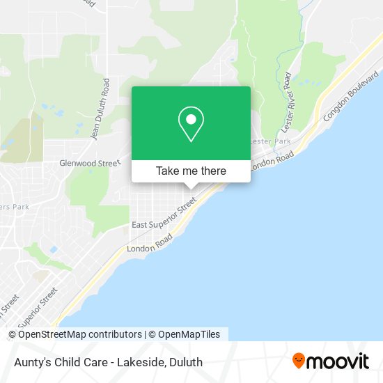 Mapa de Aunty's Child Care - Lakeside