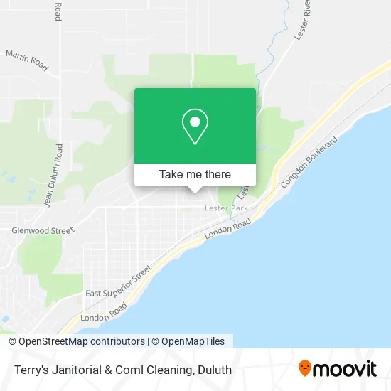 Terry's Janitorial & Coml Cleaning map