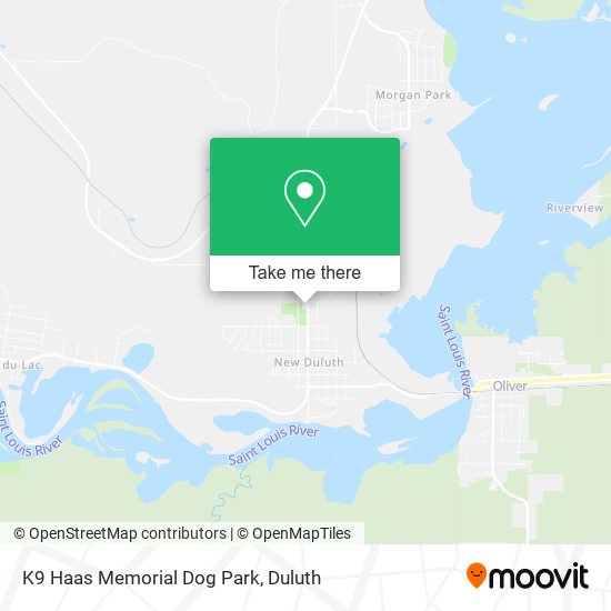 K9 Haas Memorial Dog Park map