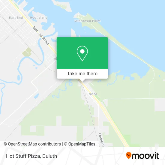 Hot Stuff Pizza map