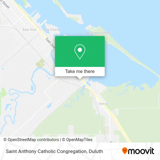 Saint Anthony Catholic Congregation map
