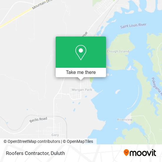 Mapa de Roofers Contractor