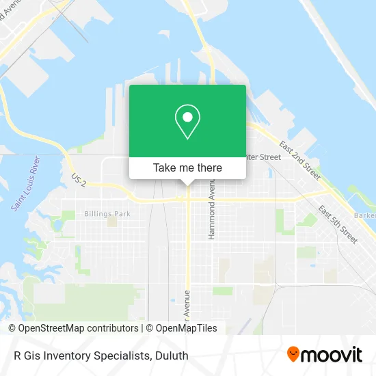 R Gis Inventory Specialists map