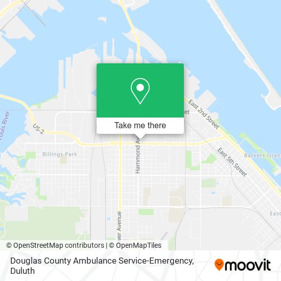 Douglas County Ambulance Service-Emergency map