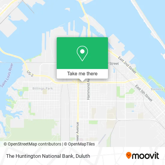 The Huntington National Bank map