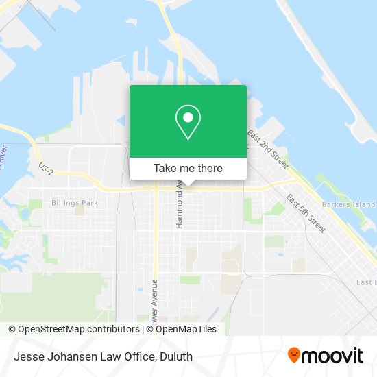 Mapa de Jesse Johansen Law Office