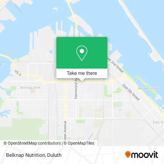 Mapa de Belknap Nutrition