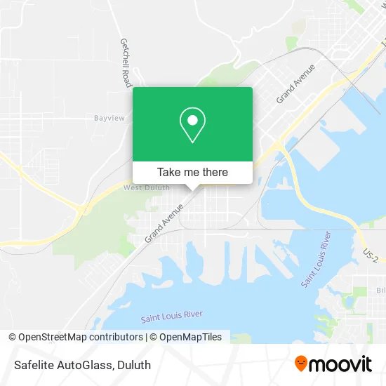 Mapa de Safelite AutoGlass