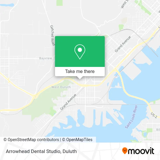 Arrowhead Dental Studio map