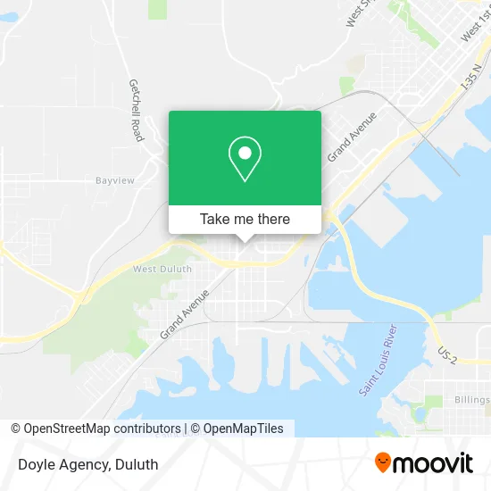 Doyle Agency map