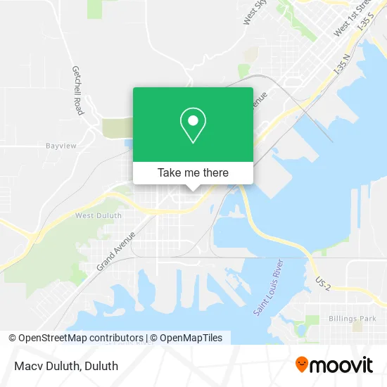 Mapa de Macv Duluth