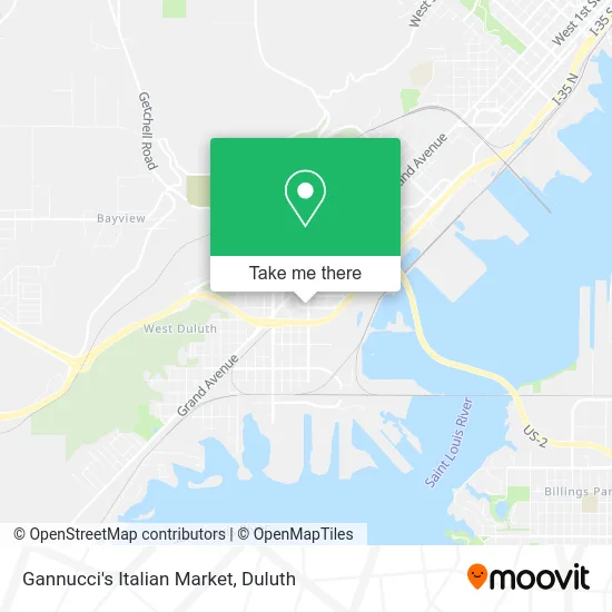 Gannucci's Italian Market map