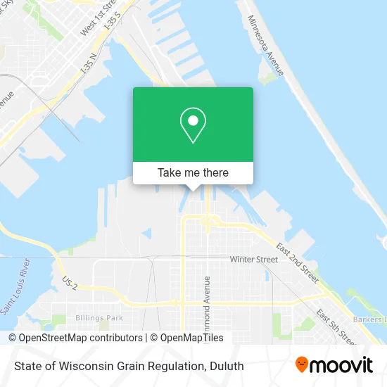 State of Wisconsin Grain Regulation map