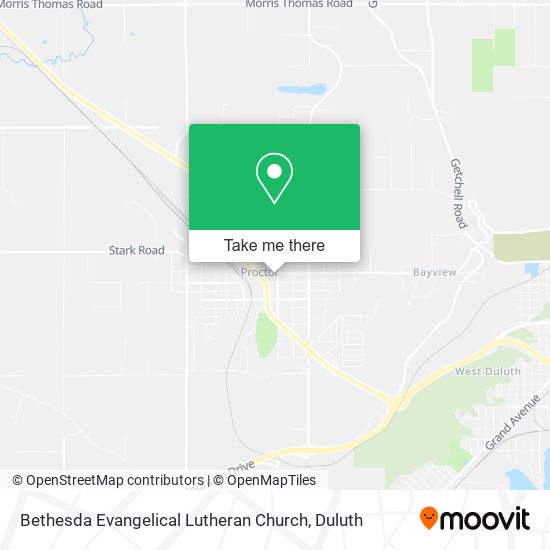 Mapa de Bethesda Evangelical Lutheran Church