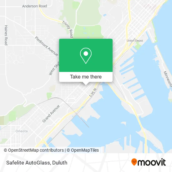 Mapa de Safelite AutoGlass