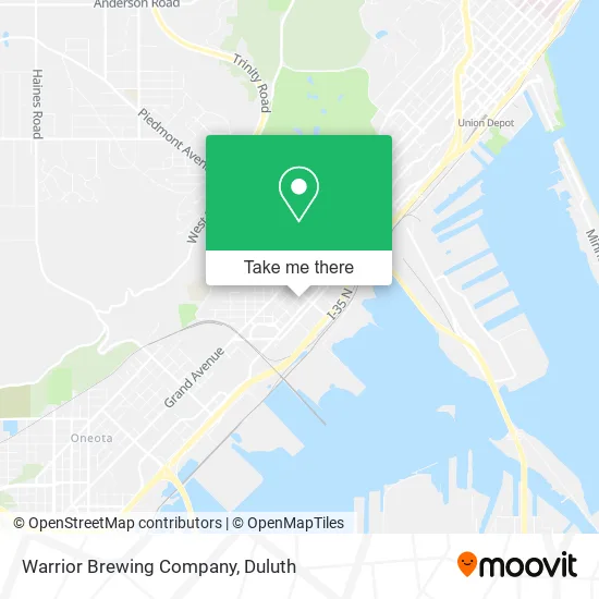 Mapa de Warrior Brewing Company