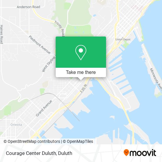 Mapa de Courage Center Duluth