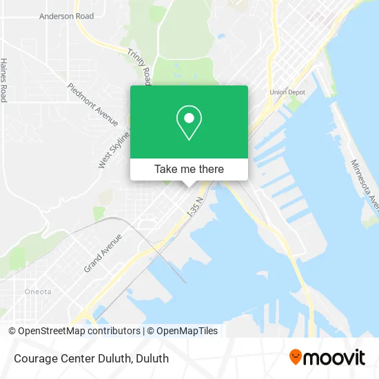 Mapa de Courage Center Duluth