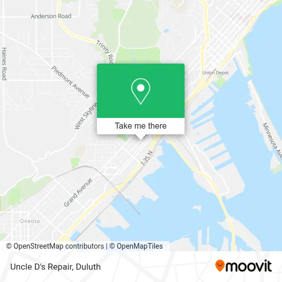 Uncle D's Repair map