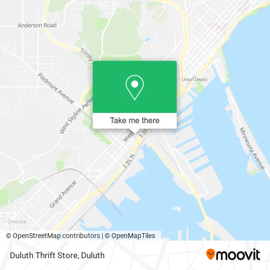 Mapa de Duluth Thrift Store