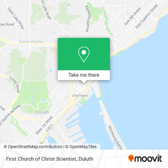 First Church of Christ Scientist map