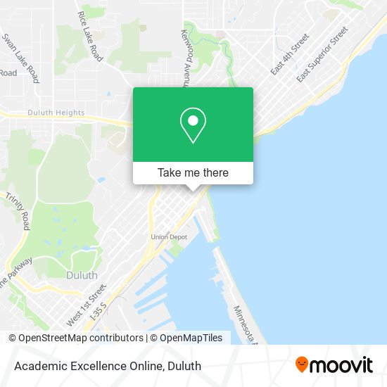 Academic Excellence Online map