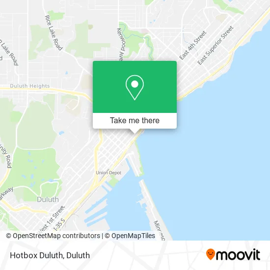 Mapa de Hotbox Duluth