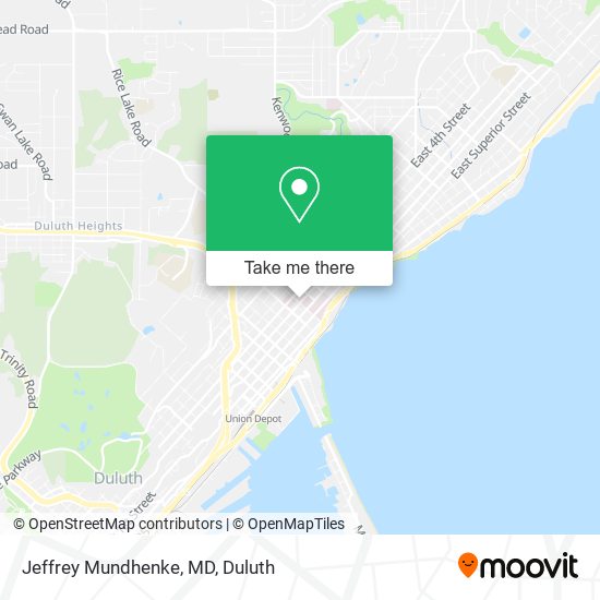 Jeffrey Mundhenke, MD map