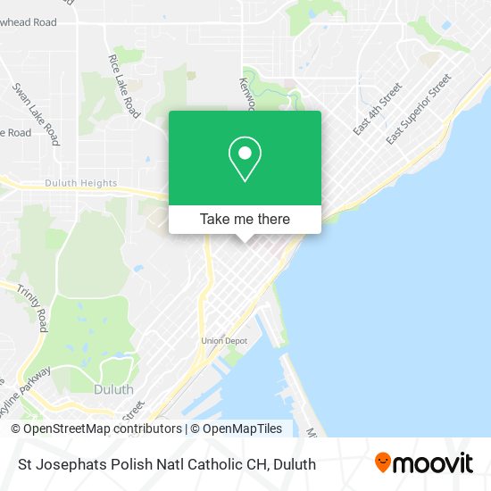 St Josephats Polish Natl Catholic CH map