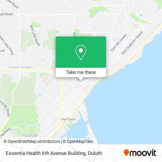 Mapa de Essentia Health 6th Avenue Building