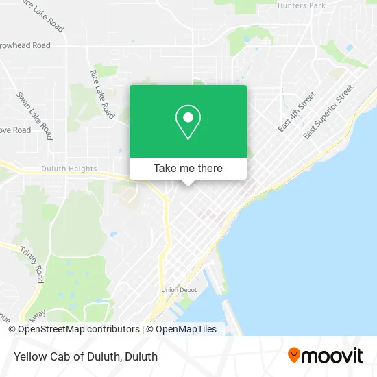 Mapa de Yellow Cab of Duluth