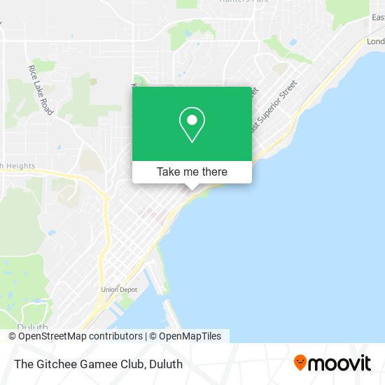 The Gitchee Gamee Club map