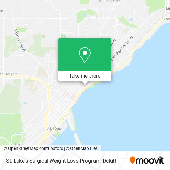 Mapa de St. Luke's Surgical Weight Loss Program