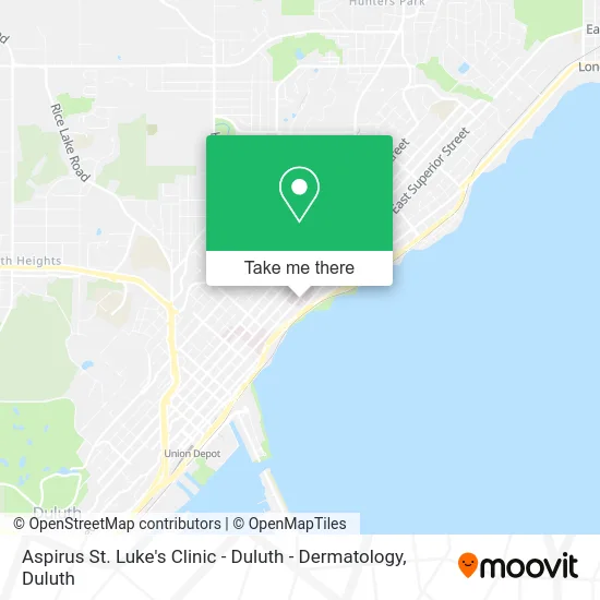 Aspirus St. Luke's Clinic - Duluth - Dermatology map