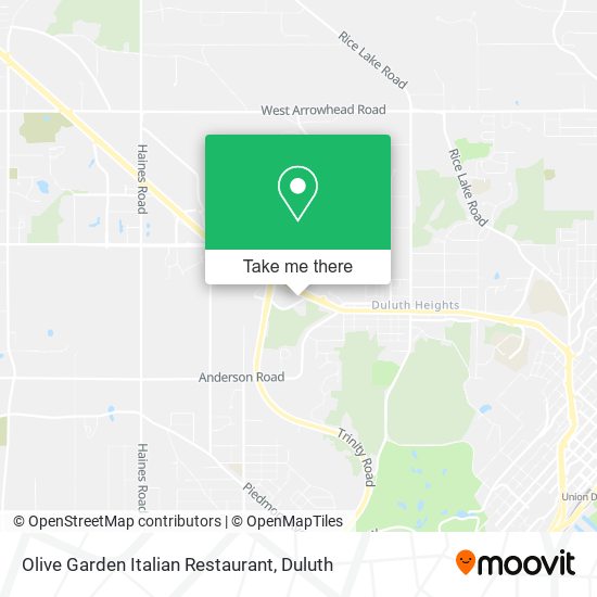 Olive Garden Italian Restaurant map