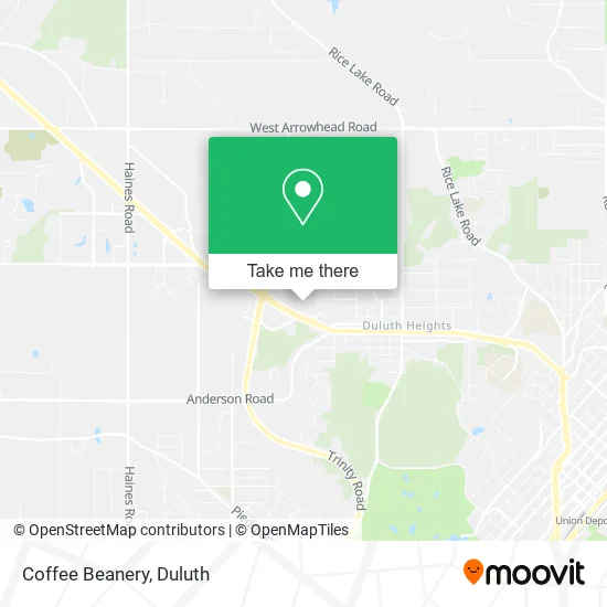Coffee Beanery map